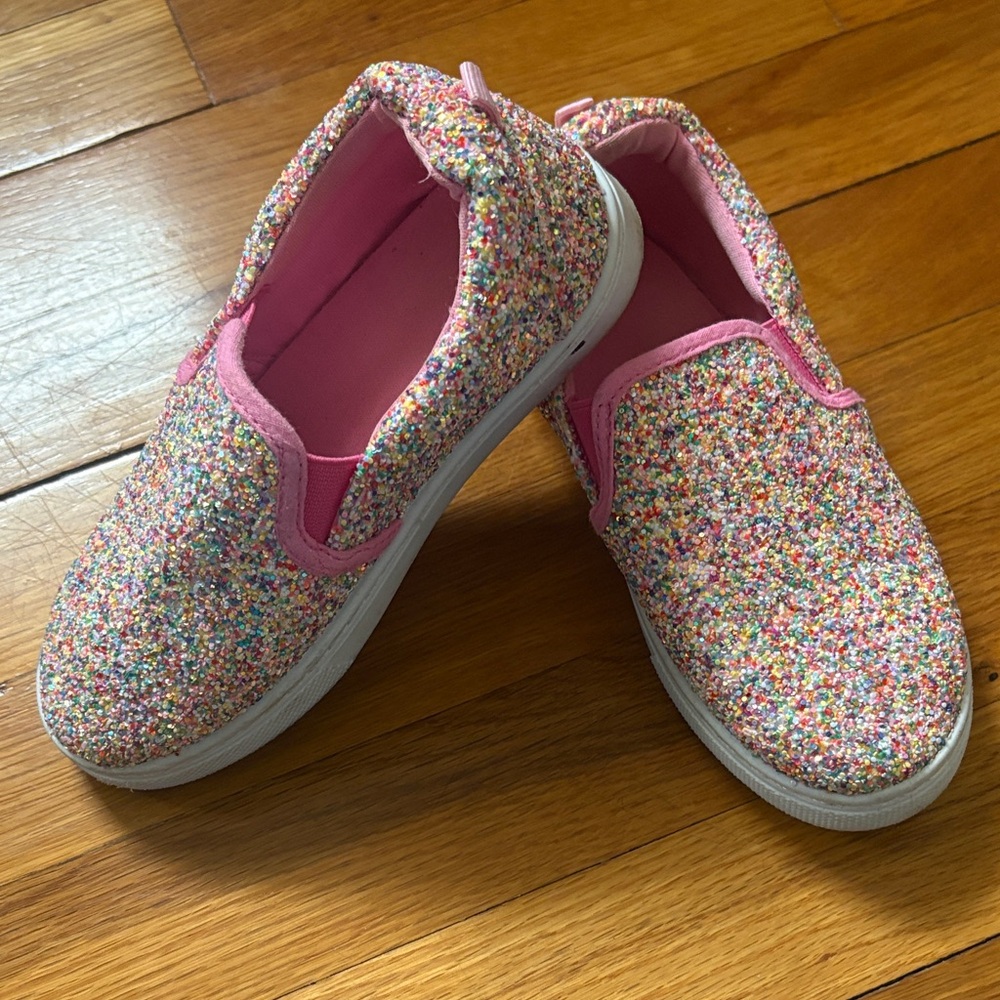 Colorful Kids Slip-On Shoes- size 12